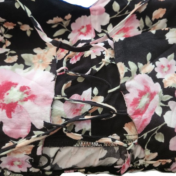 Forever 21 Plus Size Floral Maxi Dress Size 0X - Picture 4 of 6